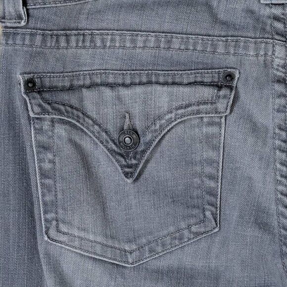 Hudson 29 32”Gray Beth Mid-Rise Baby Bootcut Jeans - Picture 6 of 9
